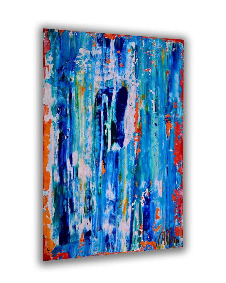 Original Fine Art Abstract Painting by Nestor Toro