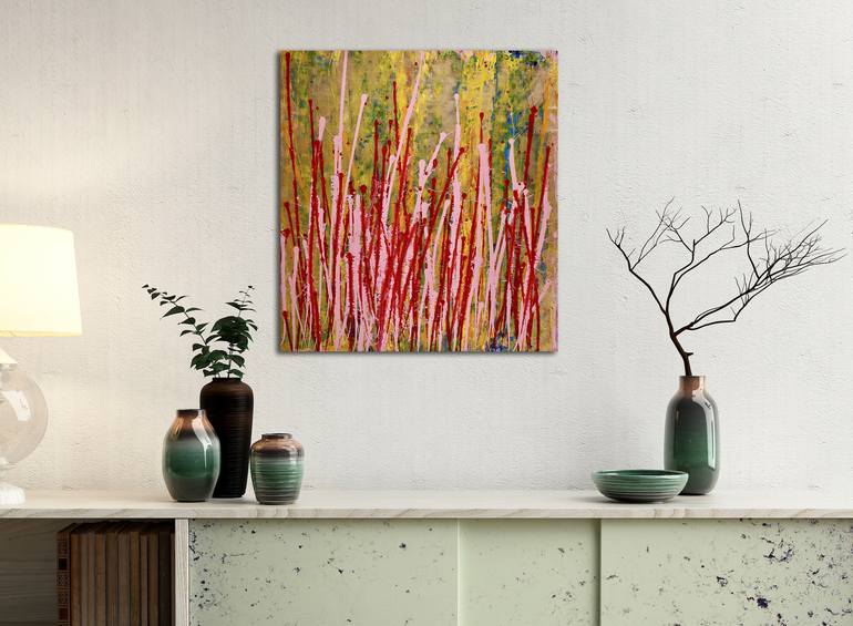 Original Abstract Nature Painting by Nestor Toro