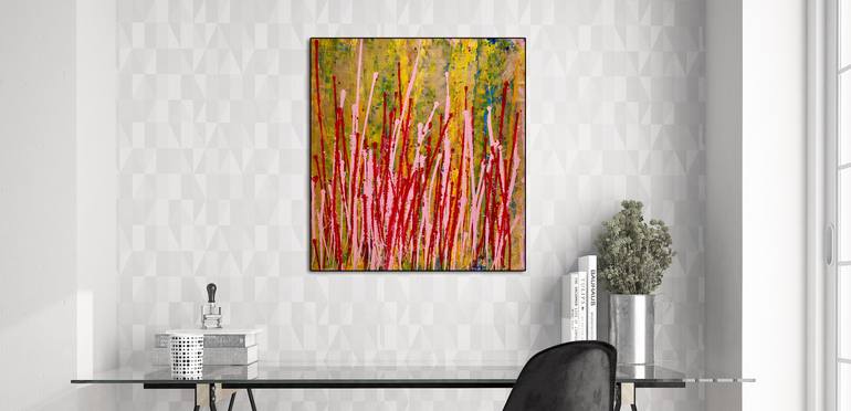 Original Abstract Nature Painting by Nestor Toro