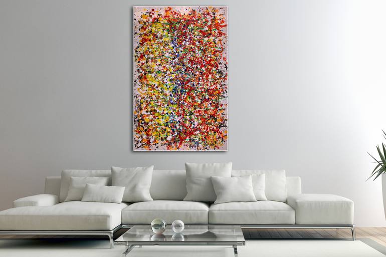 Original Fine Art Abstract Painting by Nestor Toro