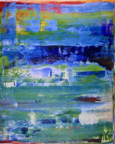 Original Expressionism Abstract Paintings by Nestor Toro