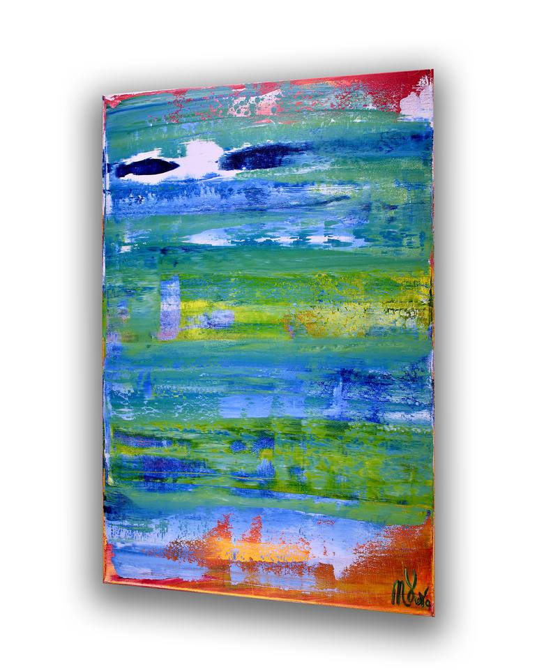 Original Abstract Landscape Painting by Nestor Toro