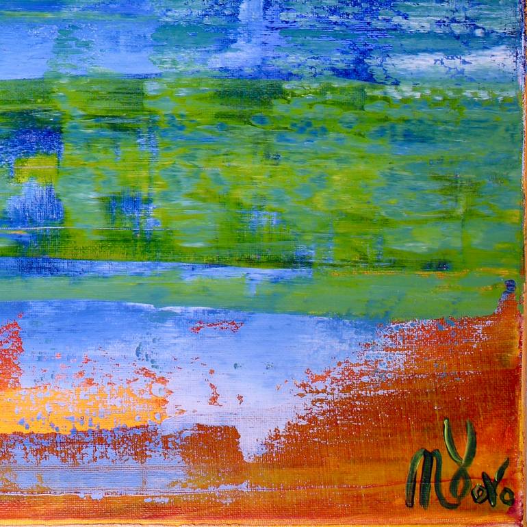 Original Abstract Landscape Painting by Nestor Toro