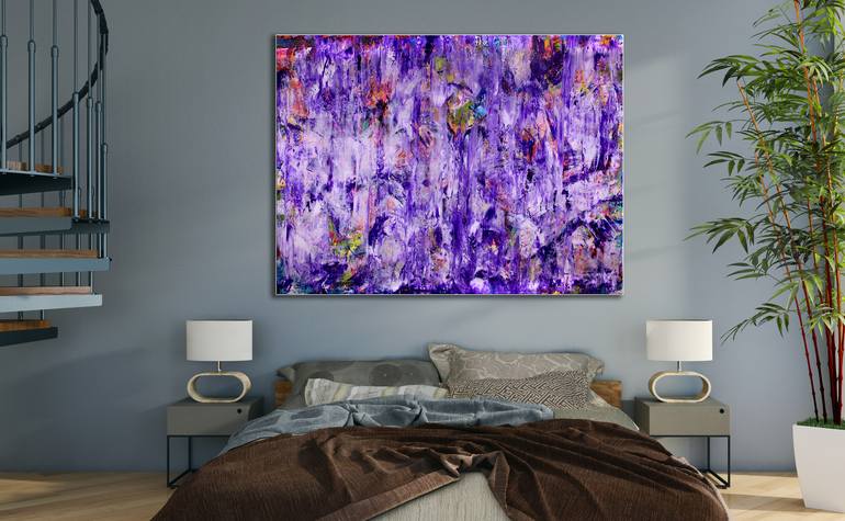 Original Fine Art Abstract Painting by Nestor Toro