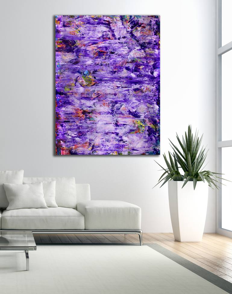 Original Fine Art Abstract Painting by Nestor Toro