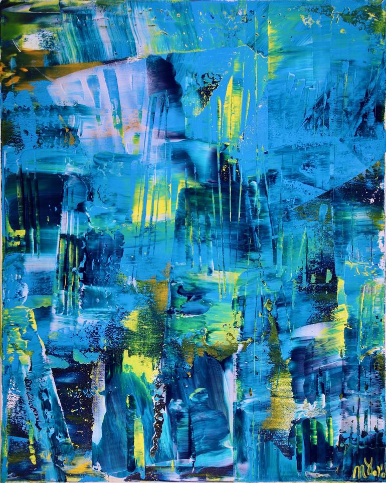 Original Abstract Painting by Nestor Toro