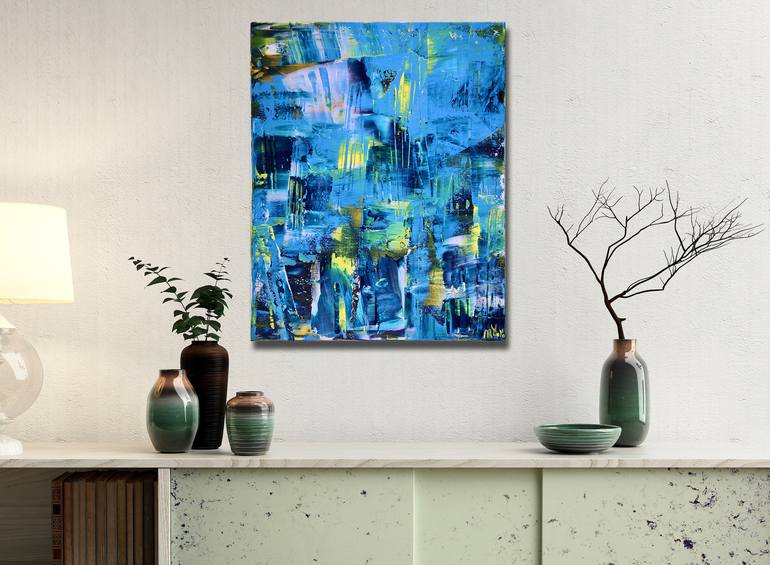 Original Abstract Painting by Nestor Toro