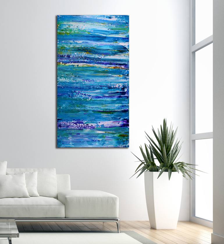 Original Abstract Nature Painting by Nestor Toro