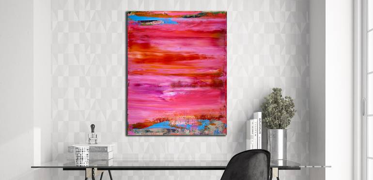 Original Abstract Nature Painting by Nestor Toro