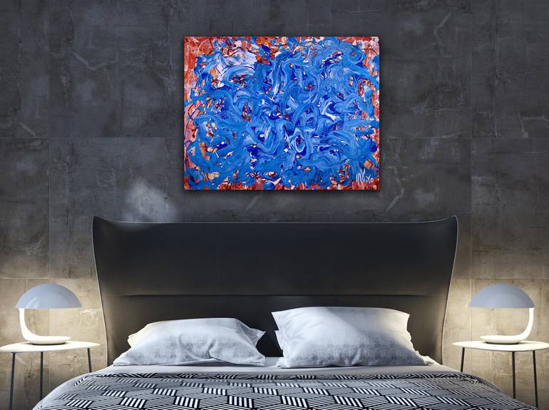 Original Modern Abstract Painting by Nestor Toro