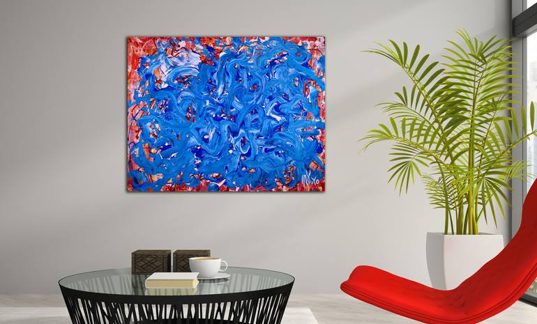 Original Modern Abstract Painting by Nestor Toro