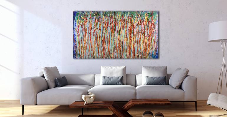 Original Abstract Expressionism Abstract Painting by Nestor Toro