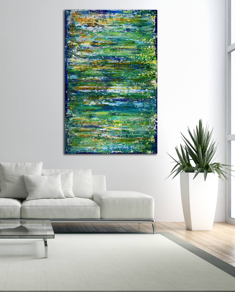 Original Expressionism Abstract Painting by Nestor Toro