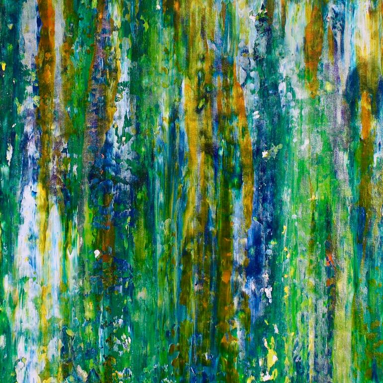 Original Expressionism Abstract Painting by Nestor Toro