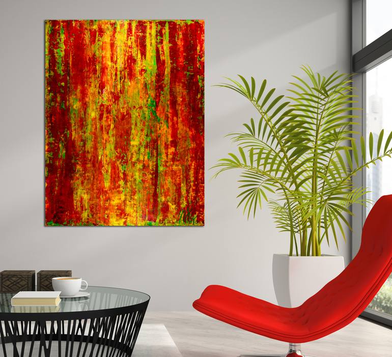 Original Expressionism Abstract Painting by Nestor Toro