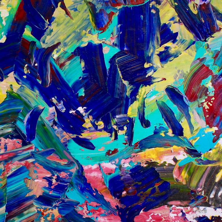 Original Expressionism Abstract Painting by Nestor Toro