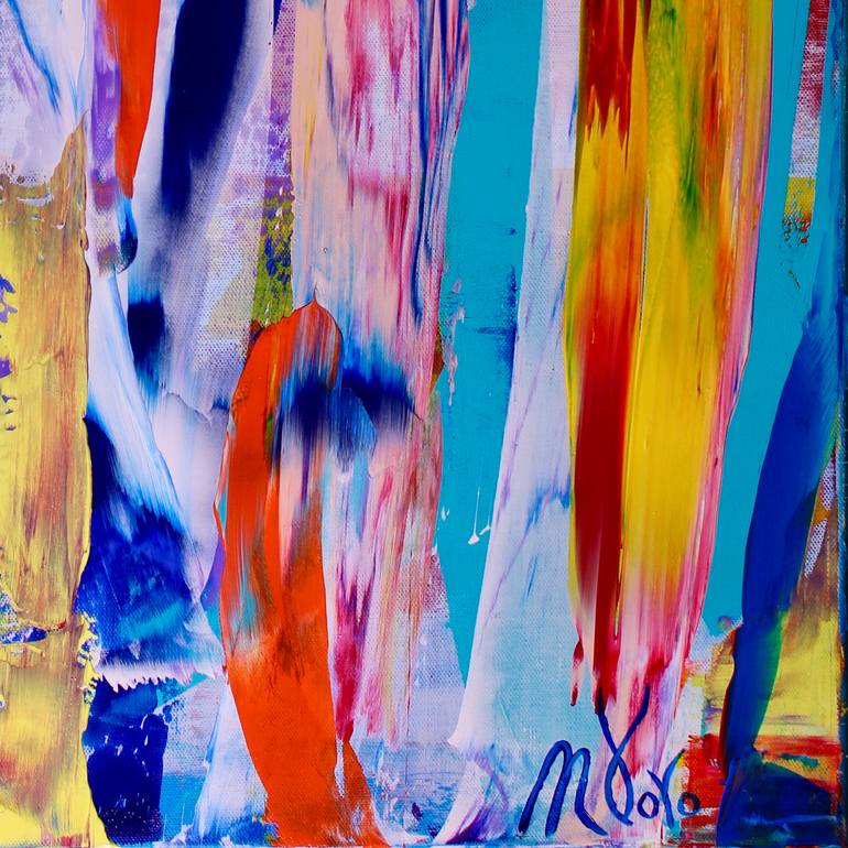 Original Abstract Expressionism Abstract Painting by Nestor Toro