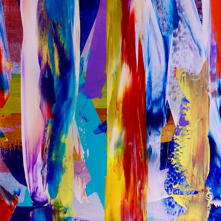 Original Abstract Expressionism Abstract Painting by Nestor Toro