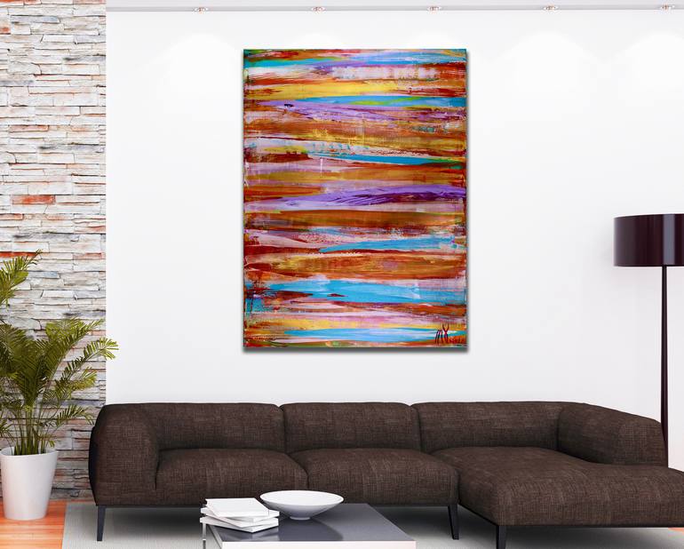 Original Expressionism Abstract Painting by Nestor Toro