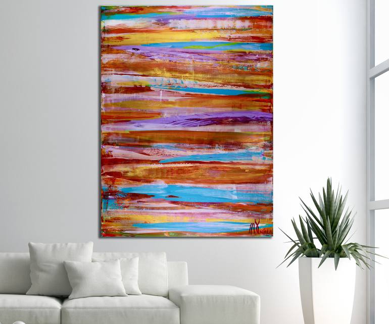 Original Expressionism Abstract Painting by Nestor Toro