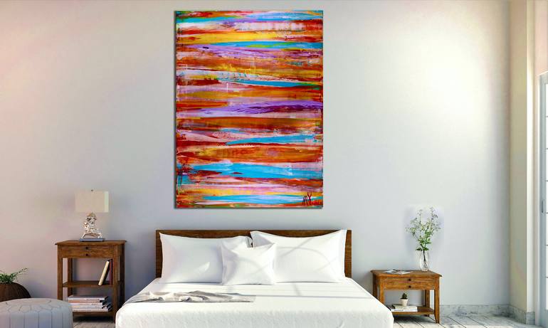 Original Expressionism Abstract Painting by Nestor Toro