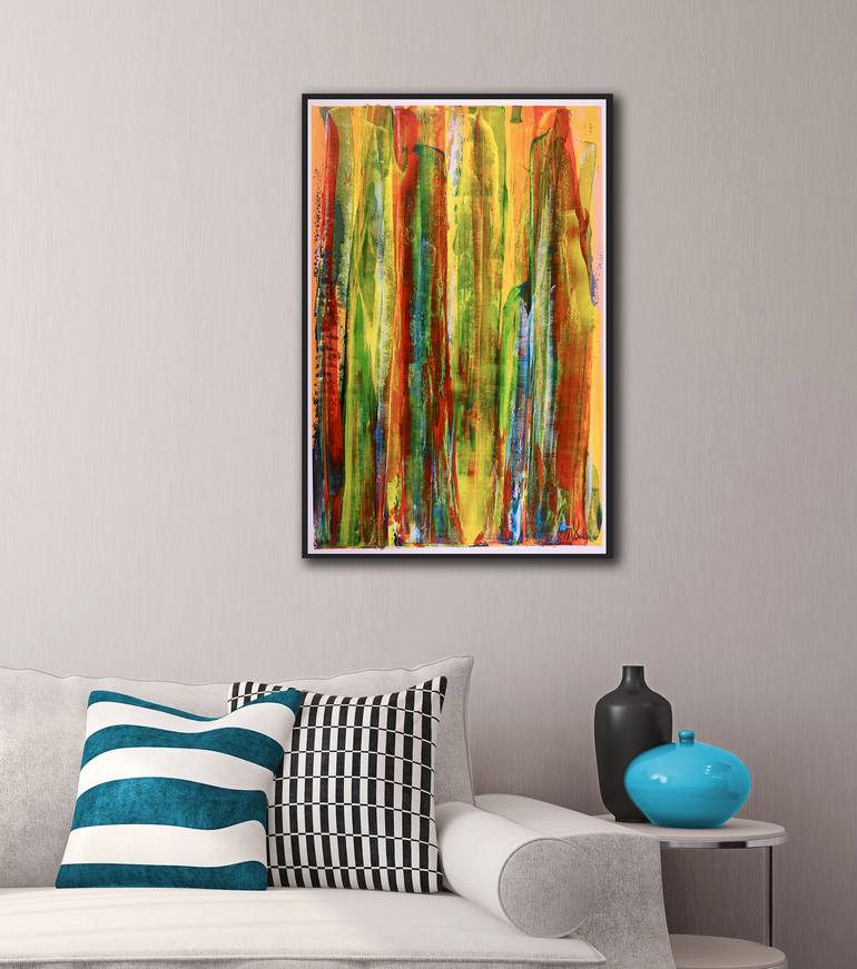 Original Abstract Painting by Nestor Toro