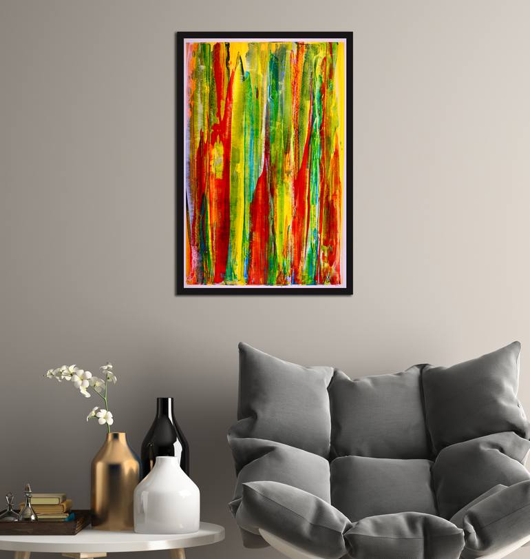 Original Abstract Nature Painting by Nestor Toro