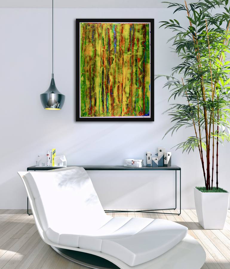 Original Abstract Painting by Nestor Toro