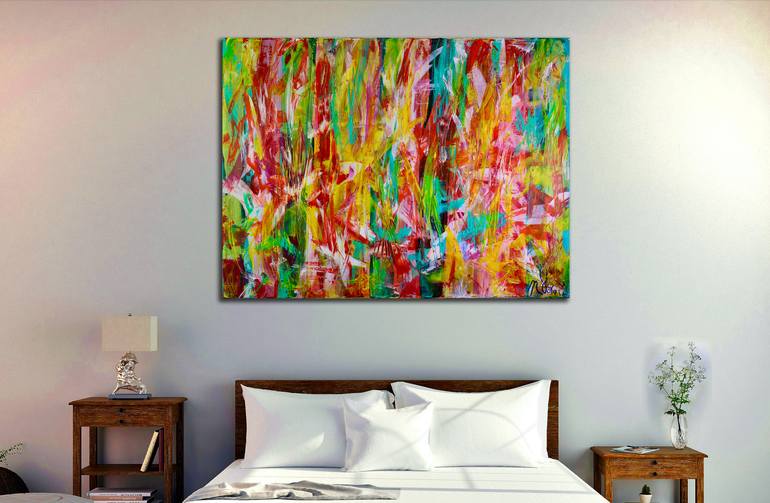 Original Expressionism Abstract Painting by Nestor Toro