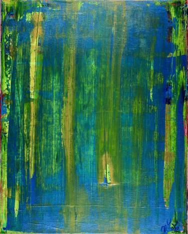 Original Fine Art Abstract Paintings by Nestor Toro