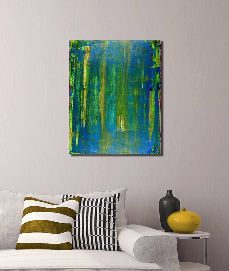 Original Minimalism Abstract Painting by Nestor Toro