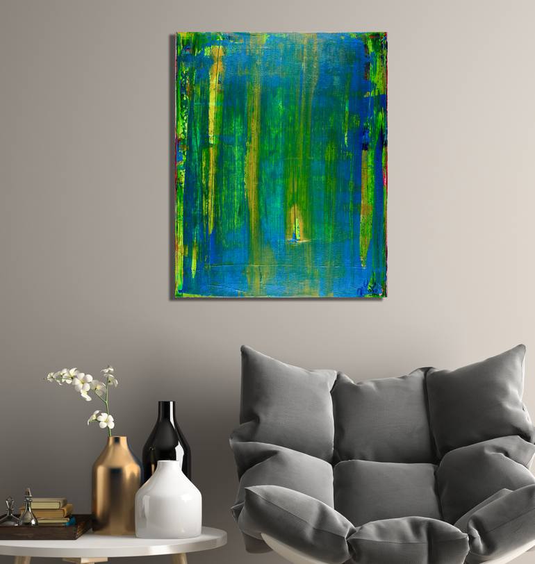 Original Minimalism Abstract Painting by Nestor Toro