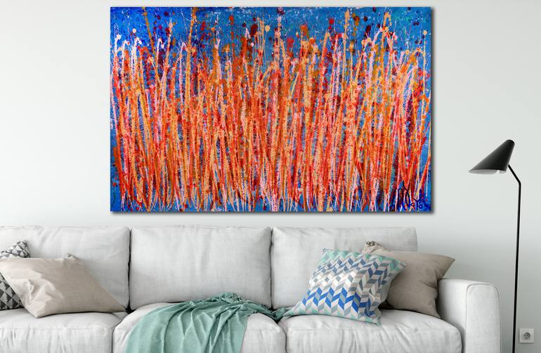 Original Abstract Painting by Nestor Toro