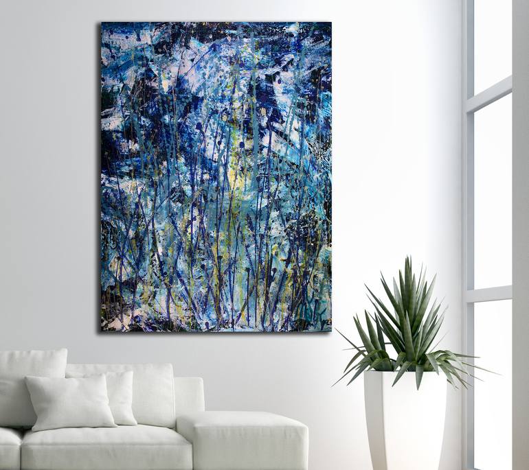 Original Abstract Painting by Nestor Toro