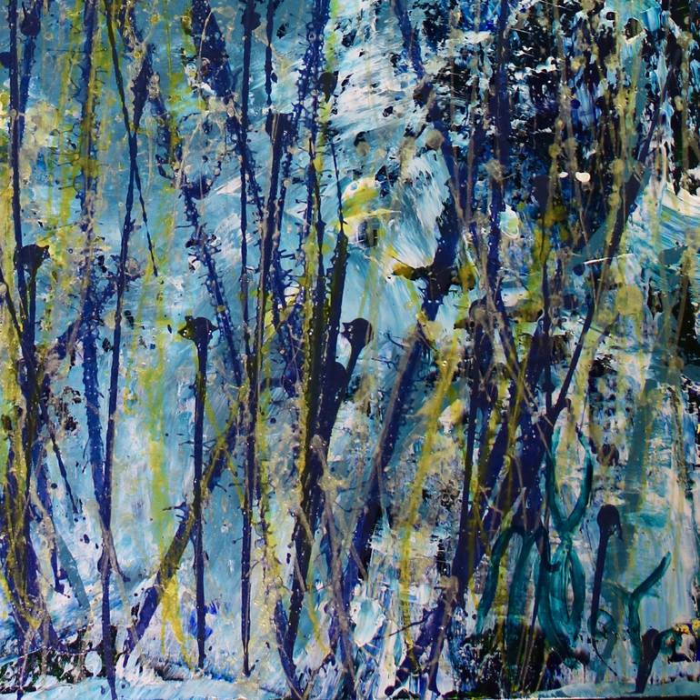 Original Abstract Expressionism Abstract Painting by Nestor Toro