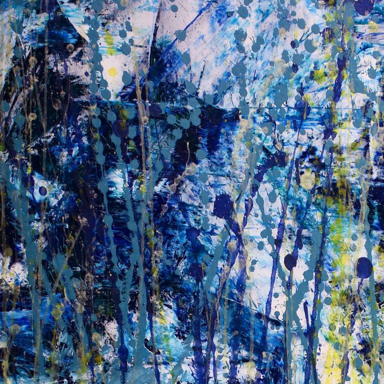 Original Abstract Expressionism Abstract Painting by Nestor Toro