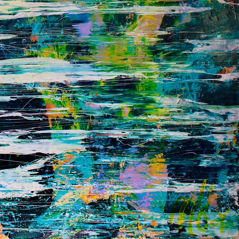 Original Abstract Painting by Nestor Toro