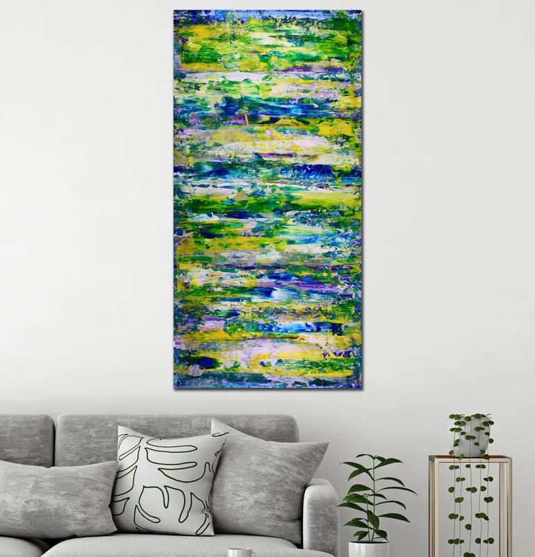 Original Fine Art Abstract Painting by Nestor Toro