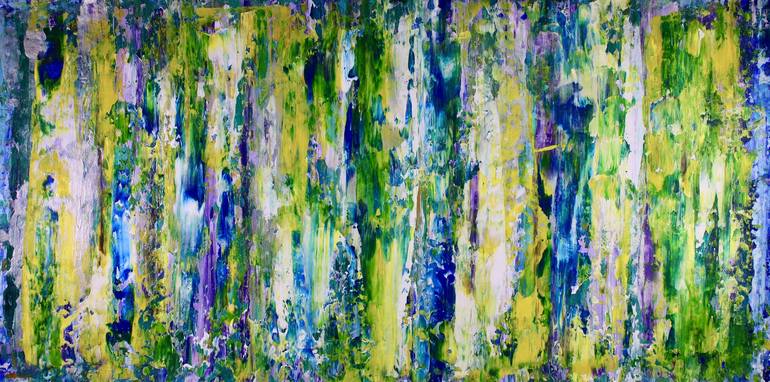 Original Fine Art Abstract Painting by Nestor Toro