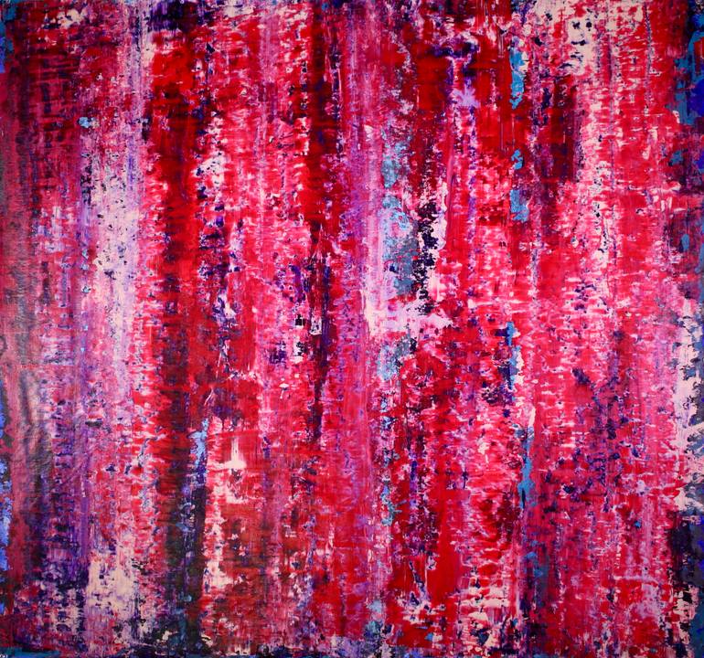 Original Abstract Expressionism Abstract Painting by Nestor Toro