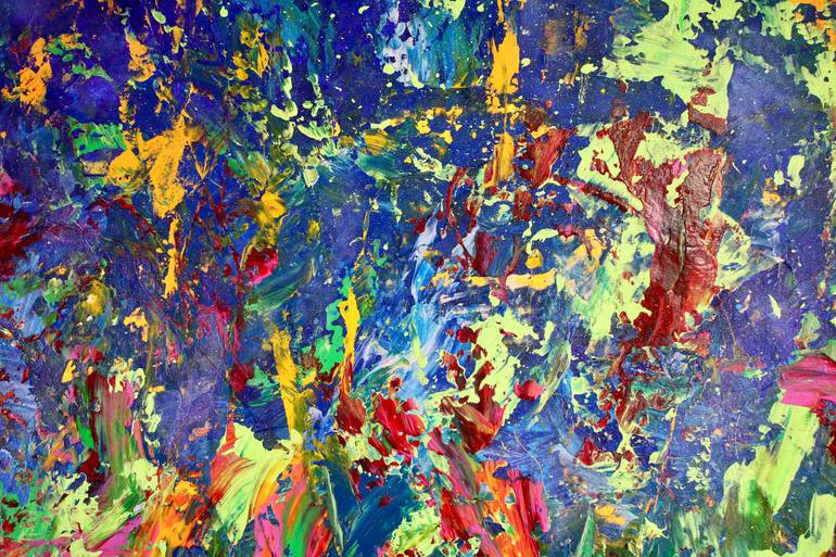 Original Abstract Nature Painting by Nestor Toro