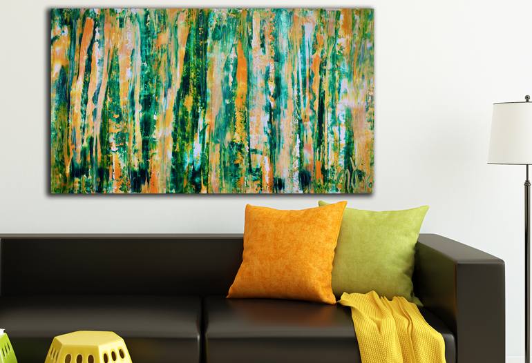 Original Abstract Expressionism Abstract Painting by Nestor Toro