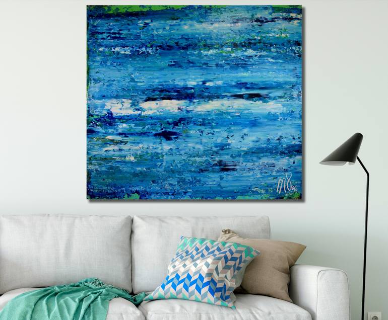Original Modernism Abstract Painting by Nestor Toro