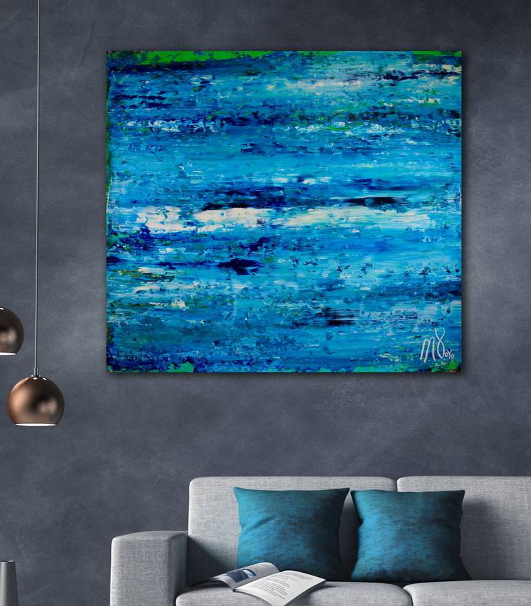 Original Modernism Abstract Painting by Nestor Toro
