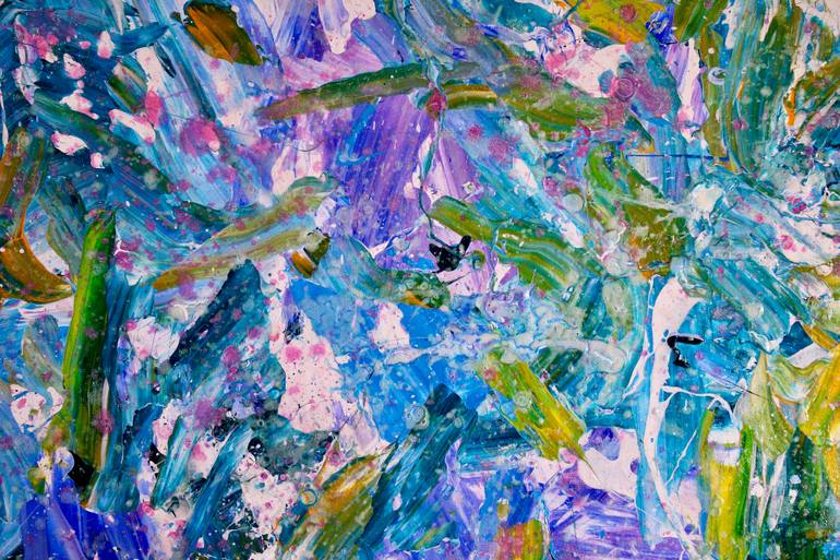 Original Abstract Expressionism Abstract Painting by Nestor Toro