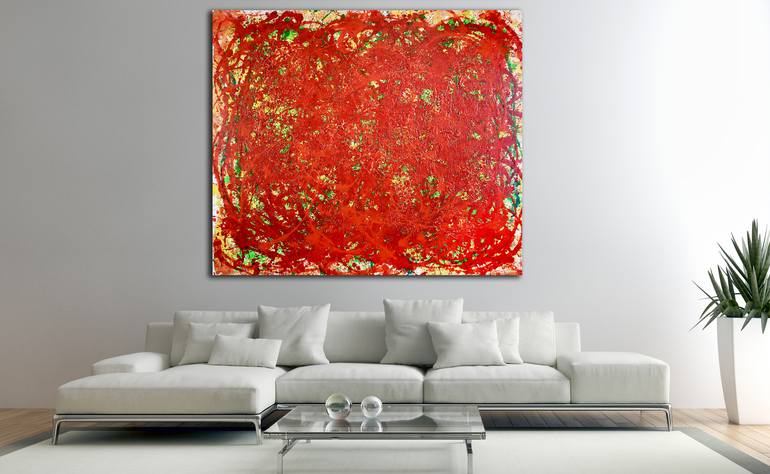 Original Abstract Expressionism Abstract Painting by Nestor Toro