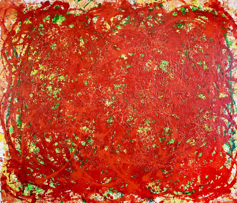 Original Abstract Expressionism Abstract Painting by Nestor Toro