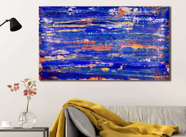 Original Abstract Expressionism Abstract Painting by Nestor Toro