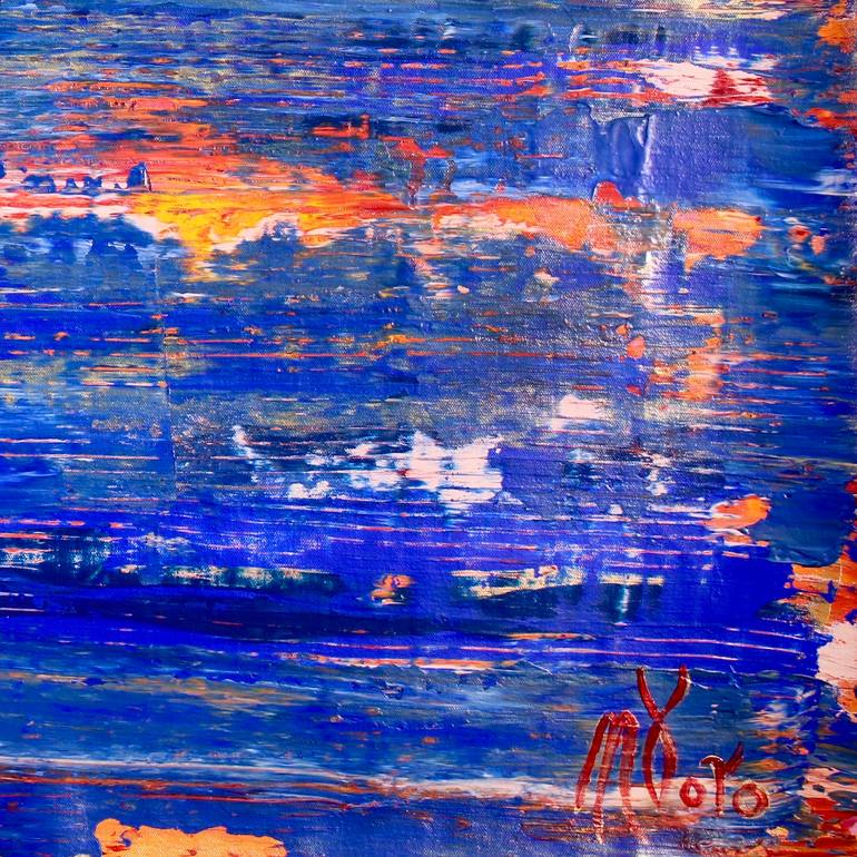 Original Abstract Expressionism Abstract Painting by Nestor Toro