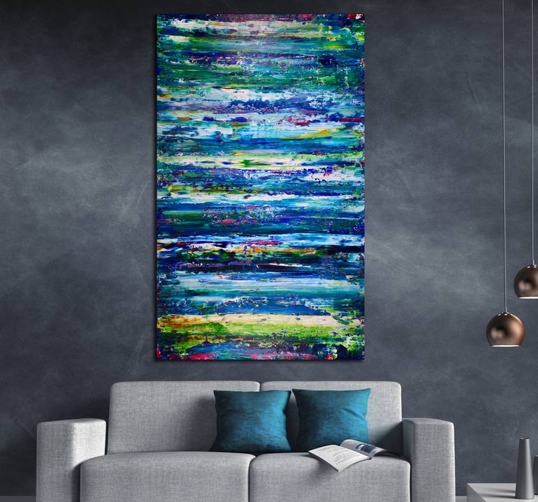 Original Abstract Nature Painting by Nestor Toro